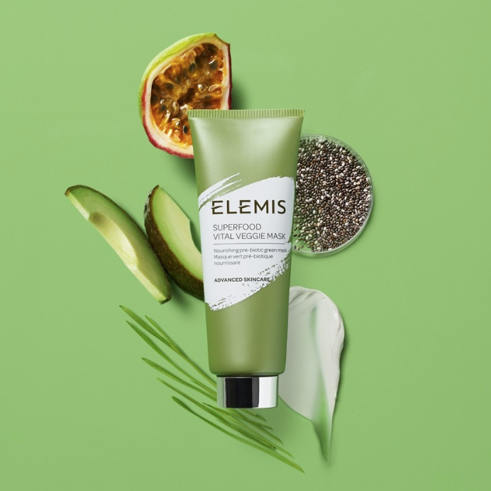 Close-up of Elemis’ Superfood Vital Veggie Mask.