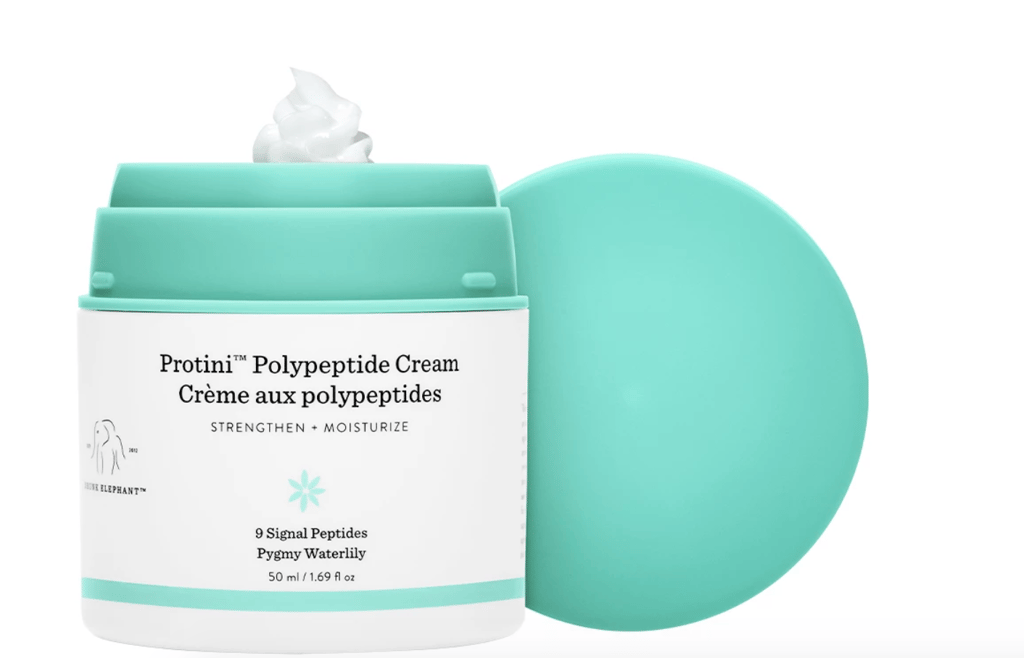 An image of the Protini Polypeptide Cream, Drunk Elephant’s top 2019 product by EMV.
