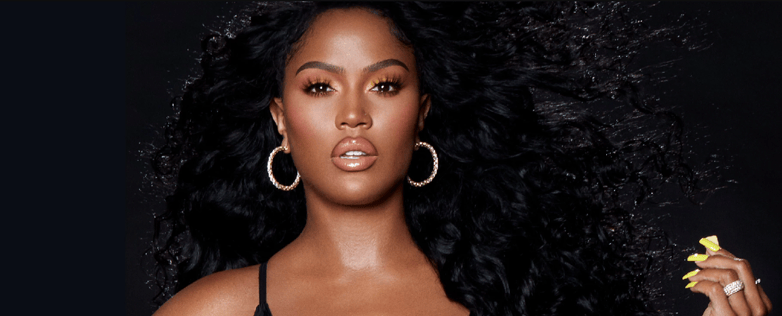 Shayla Mitchell (@makeupshayla on Instagram) poses in makeup from her collaboration with ColourPop.